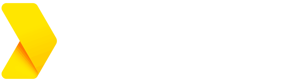 yellow ribbon logo with white bold font RAA