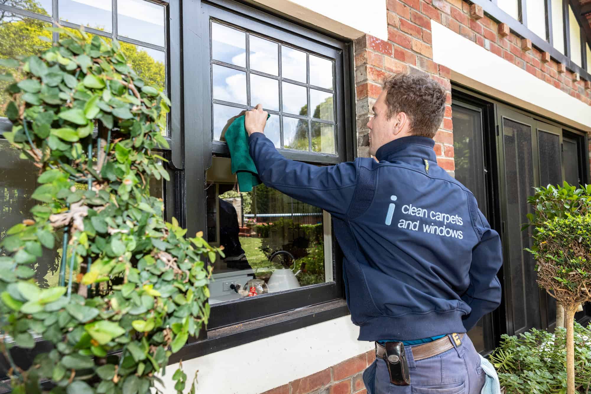 window cleaning up close, from the exterior Glenelg