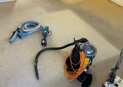 carpet cleaning equipment ready to clean