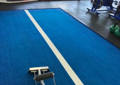 carpet cleaning in the gym