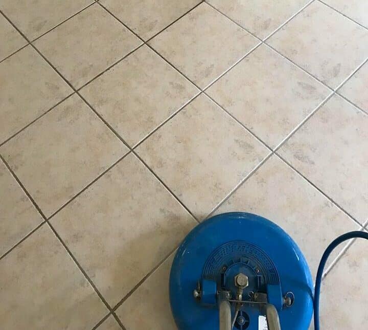 cleaning tiled floor Beulah Park